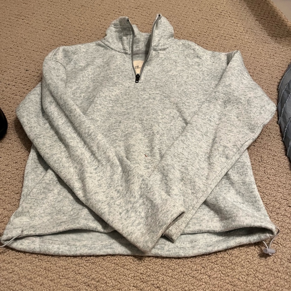 Blue sweater jacket